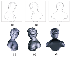 reconstruction of david bust